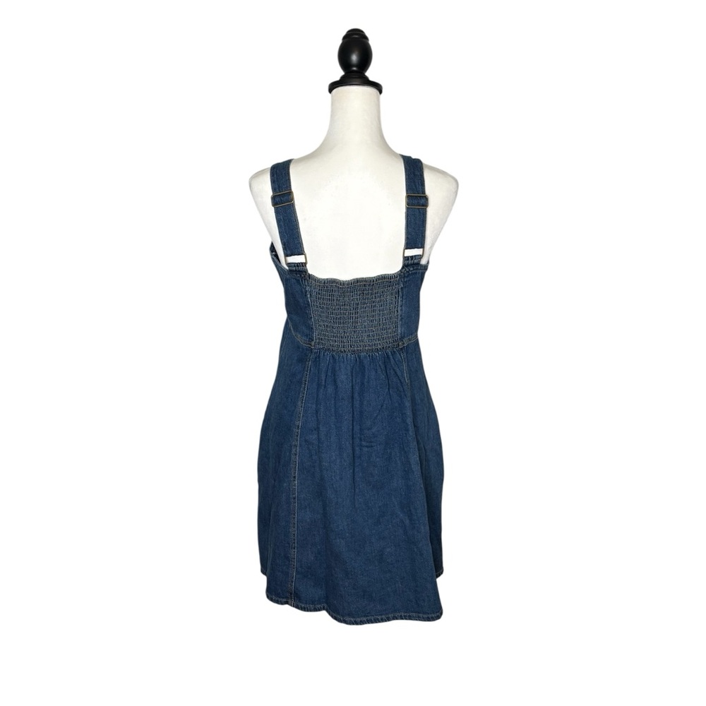 NWT KUT from the Kloth Emiko Sweetheart Denim Mini Dress Dark Wash Size L - Picture 5 of 15